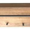Wandgarderobe Eiche Nachbildung B/H/T: ca. 75x36x26 cm
