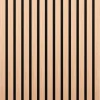 Wandgarderobe Grace Eiche Artisan Nachbildung schwarz B/H/T: ca. 50x125x7 cm