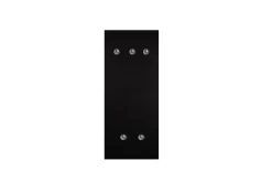 Wandgarderobe Grace Eiche Artisan Nachbildung schwarz B/H/T: ca. 50x125x7 cm