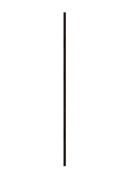 Wandgarderobe Grace Eiche Artisan Nachbildung schwarz B/H/T: ca. 50x125x7 cm