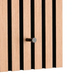 Wandgarderobe Grace Eiche schwarz B/H/T: ca. 60x30x7 cm