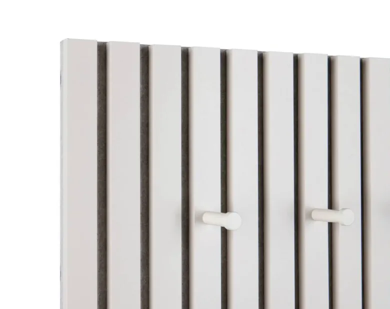 Wandpaneel Grace sand MDF Filz B/H/T: ca. 50x125x7 cm