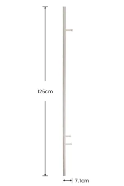 Wandpaneel Grace sand MDF Filz B/H/T: ca. 50x125x7 cm