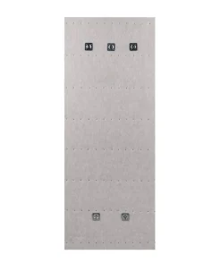 Wandpaneel Grace sand MDF Filz B/H/T: ca. 50x125x7 cm