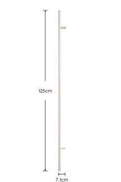 Wandpaneel Grace sand MDF Filz B/H/T: ca. 25x160x7 cm