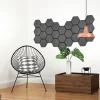Wandpaneel grau B/H: ca. 55x65 cm