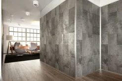 Wandpaneel grau B/H: ca. 25x265 cm
