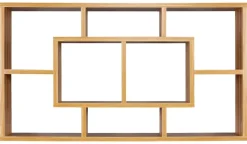 Wandregal buche lackiert Nachbildung B/H/T: ca. 85x47,5x16 cm