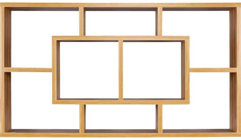 Wandregal buche lackiert Nachbildung B/H/T: ca. 85x47,5x16 cm
