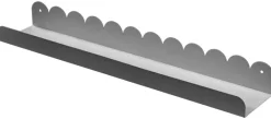 Wandregal Heidi weiß Metall B/H/T: ca. 48x5x9,1 cm
