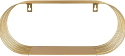 Wandregal Jessica gold Optik Metall