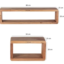 Wandregal natur