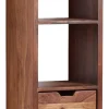 Wandregal rosenholz Holz B/H/T: ca. 35x150x30 cm