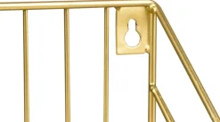 Wandregal Wandregal gold Optik Metall B/H/T: ca. 45x11x11 cm