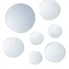 Wandspiegel-Set Circle grau