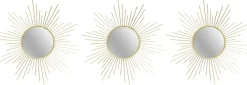 Wandspiegel-Set Polly gold Optik D: ca. 25 cm