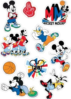 Wandsticker Mickey B/L: ca. 50x70 cm