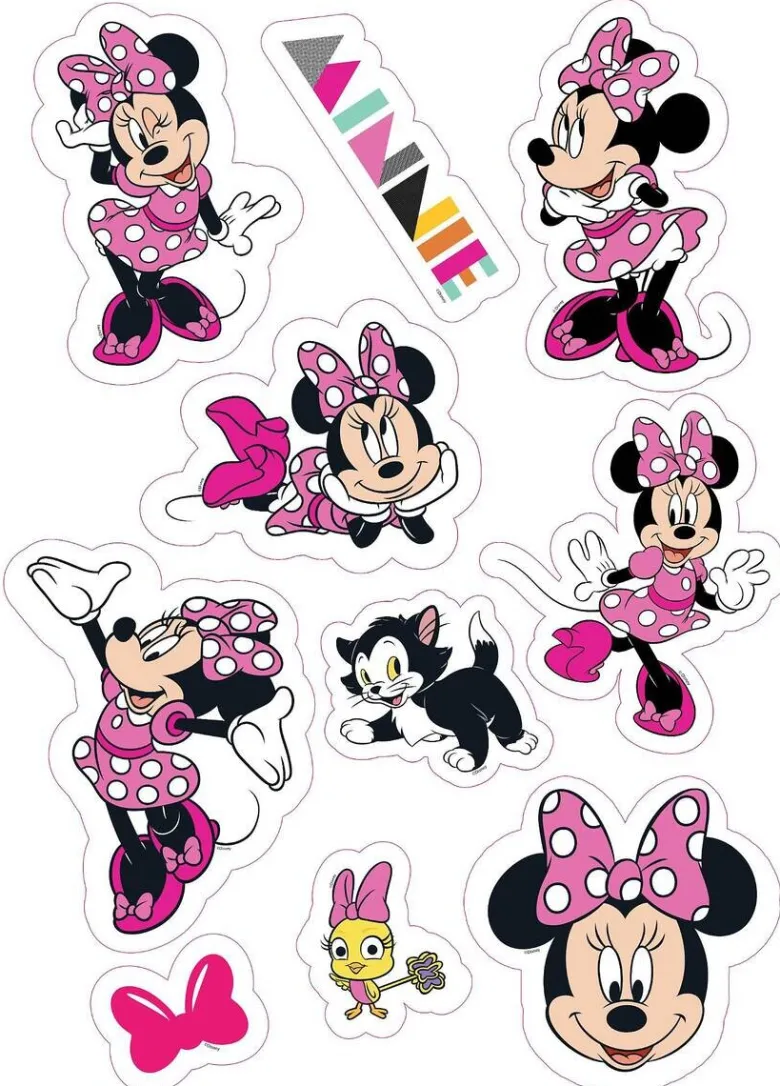 Wandsticker Minnie Maus B/L: ca. 50x70 cm