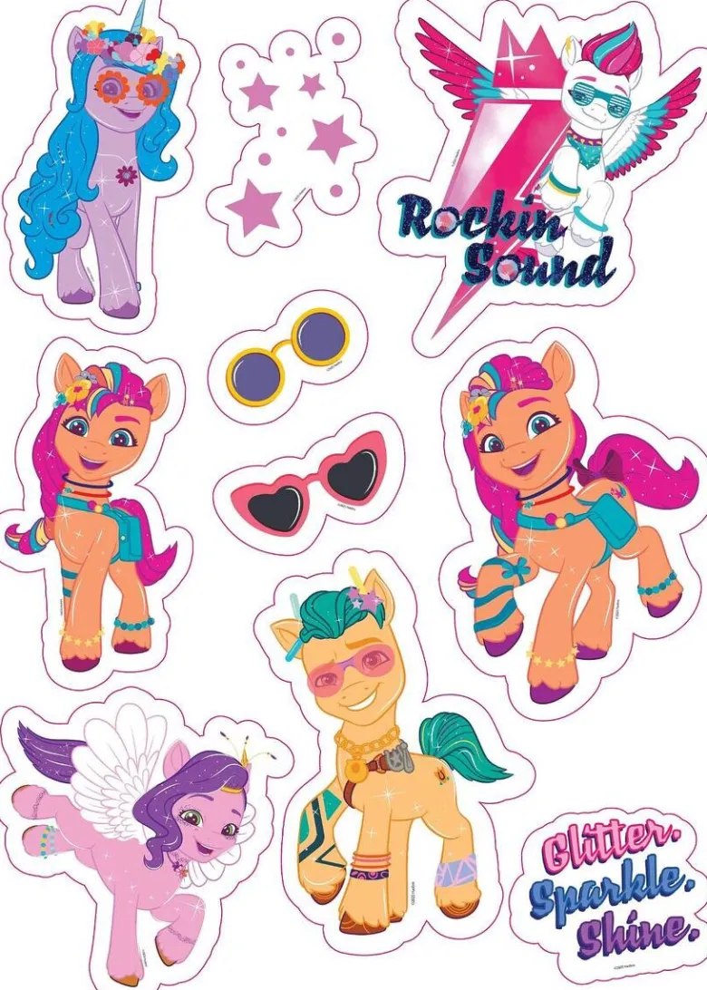 Wandsticker My little pony B/L: ca. 50x70 cm