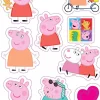 Wandsticker Peppa Pig B/L: ca. 50x70 cm