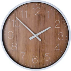 Wanduhr braun D: ca. 25 cm