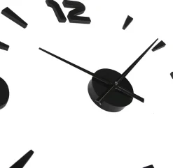Wanduhr schwarz