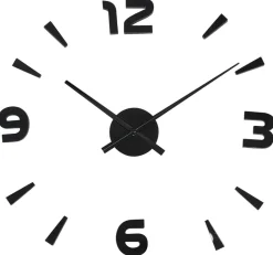Wanduhr schwarz