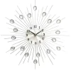Wanduhr silber T/D: ca. 5x31 cm