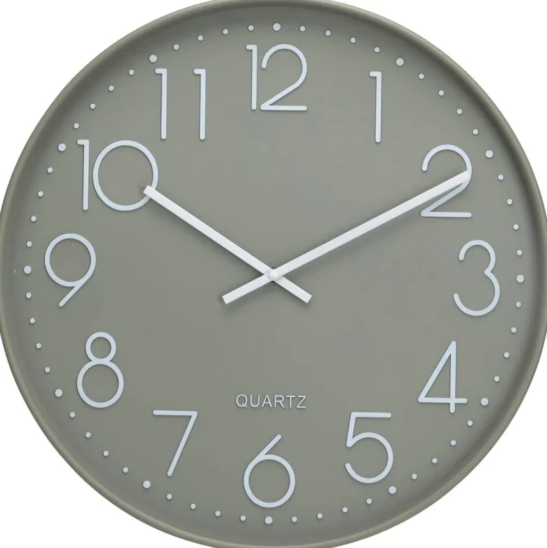 Wanduhr weiß B/H/L: ca. 53x5,4x54 cm