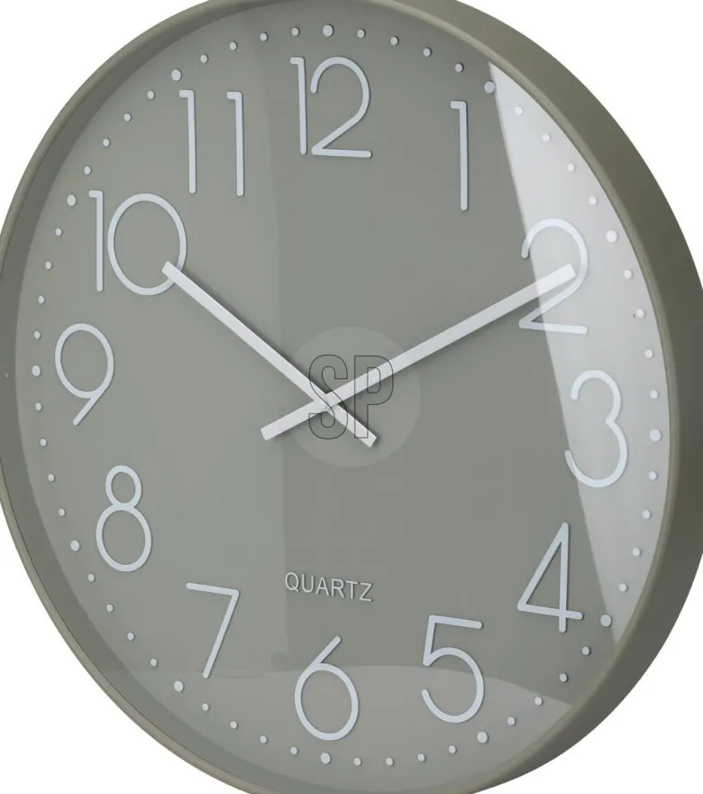 Wanduhr weiß B/H/L: ca. 53x5,4x54 cm