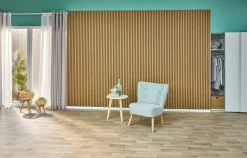 Wand- und Akustikpaneel braun L/B/H: ca. 244x60x1 cm pro Stück