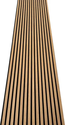 Wand- und Akustikpaneel braun L/B/H: ca. 244x60x1 cm pro Stück