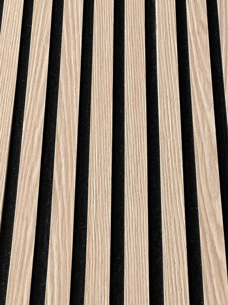Wand- und Akustikpaneel Eiche L/B/H: ca. 104x52x1 cm pro Stück