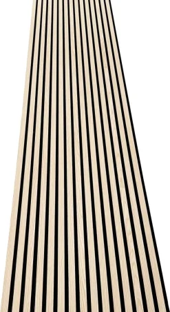 Wand- und Akustikpaneel Eiche L/B/H: ca. 244x60x1 cm pro Stück