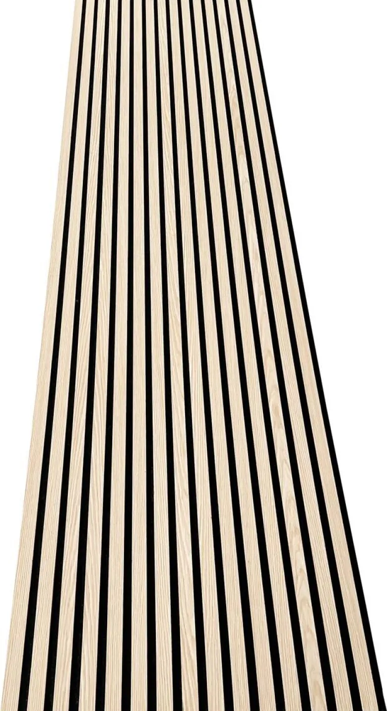 Wand- und Akustikpaneel Eiche L/B/H: ca. 244x60x1 cm pro Stück