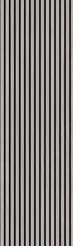 Wand- und Akustikpaneel grau L/B/H: ca. 244x60x1 cm pro Stück