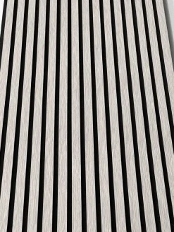 Wand- und Akustikpaneel grau L/B/H: ca. 244x60x1 cm pro Stück