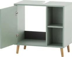 Waschbeckenunterschrank Bjarne Pistazie B/H/T: ca. 60,2x59,3x33 cm
