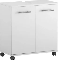 Waschbeckenunterschrank Emmi weiß matt B/H/T: ca. 59,8x63,4x32,6 cm