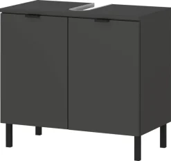 Waschbeckenunterschrank 1980-547 Graphit B/H/T: ca. 60x56x34 cm