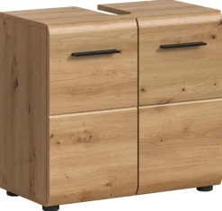 Waschbeckenunterschrank Ice Artisan Oak Nachbildung B/H/T: ca. 60x54x30 cm
