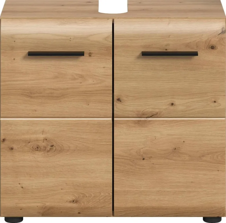 Waschbeckenunterschrank Ice Artisan Oak Nachbildung B/H/T: ca. 60x54x30 cm