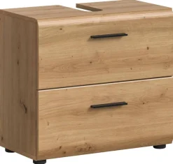 Waschbeckenunterschrank Ice Artisan Oak Nachbildung B/H/T: ca. 60x54x60 cm