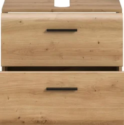 Waschbeckenunterschrank Ice Artisan Oak Nachbildung B/H/T: ca. 60x54x60 cm