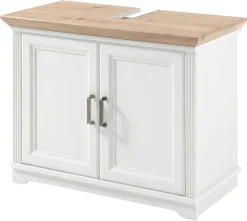Waschbeckenunterschrank Jasmin Pinie Nachbildung B/H/T: ca. 83x66x43 cm