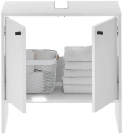 Waschbeckenunterschrank Kairo weiß B/H/T: ca. 60x60x35 cm