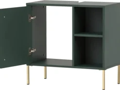 Waschbeckenunterschrank Kent waldgrün B/H/T: ca. 65,3x63,3x33,1 cm