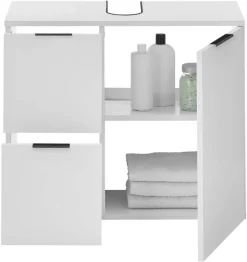 Waschbeckenunterschrank Porto weiß B/H/T: ca. 70x60x35 cm