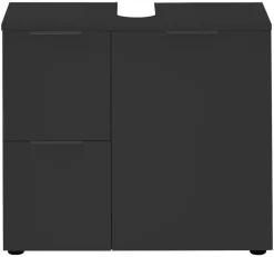 Waschbeckenunterschrank Porto schwarz B/H/T: ca. 70x60x35 cm