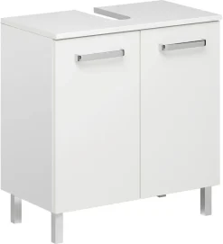 Waschbeckenunterschrank Quickset 312 WBU weiß glanz B/H/T: ca. 60x62x33 cm